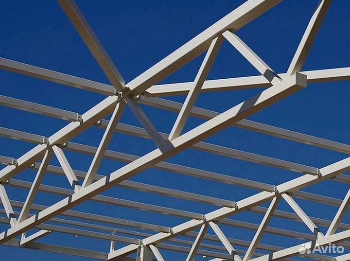 Фермы для навесов, ангаров, теплиц, гаражей