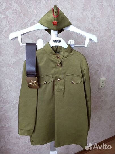 Военное платье для девочки