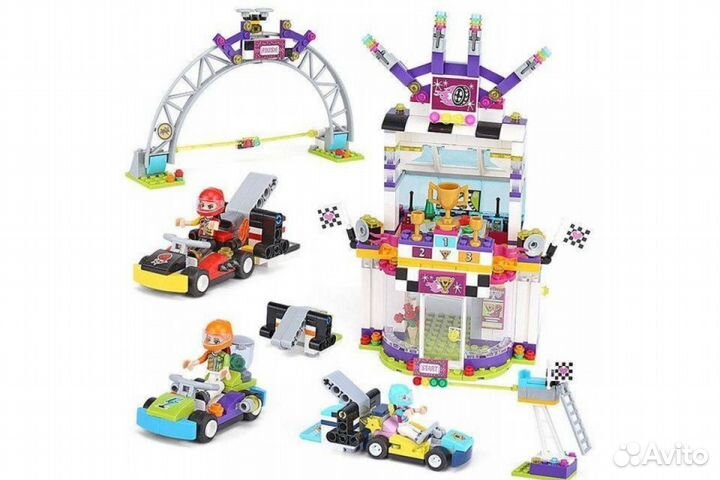 Большая гонка, аналог лего френдс 41352/11040