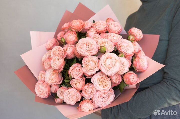 Цветы в букете для встречи из роддома