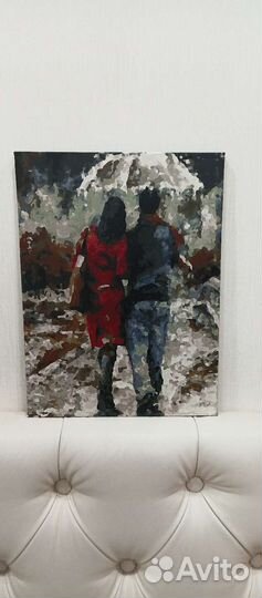 Картины по номерам раскрашенная