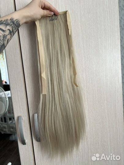 Хвост шиньон накладной 50 см