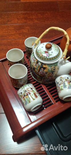 Набор для чая и суши, не использовали