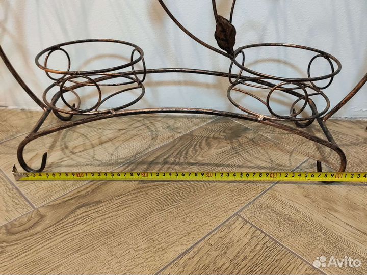 Подставка для цветов напольная металлическая