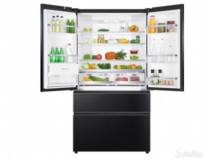 Холодильник многодверный Haier чёрный