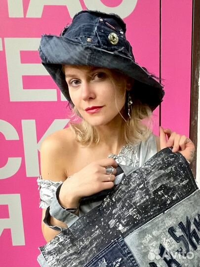 Джинсовая панама