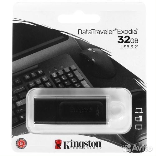 Флешка USB Flash 32 гб Kingston DataTraveler Exodi