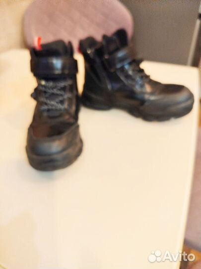 Ботинки демисезонные на мальчика 34 размер