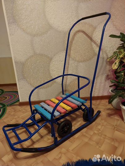 Детские зимние санки