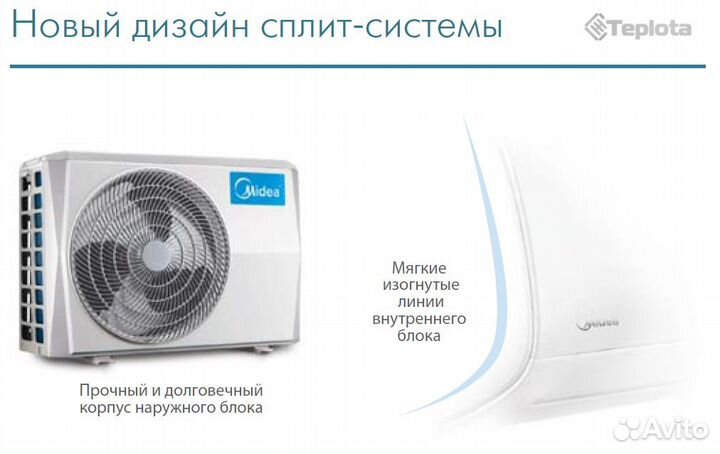 Midea. Кондиционер. Продажа. Монтаж