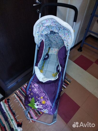 Детские санки коляска