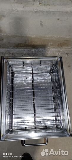 Коптильня горячего копчения из нержавейки