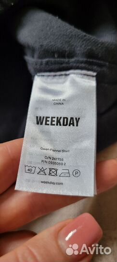 Фланелевая рубашка Weekday