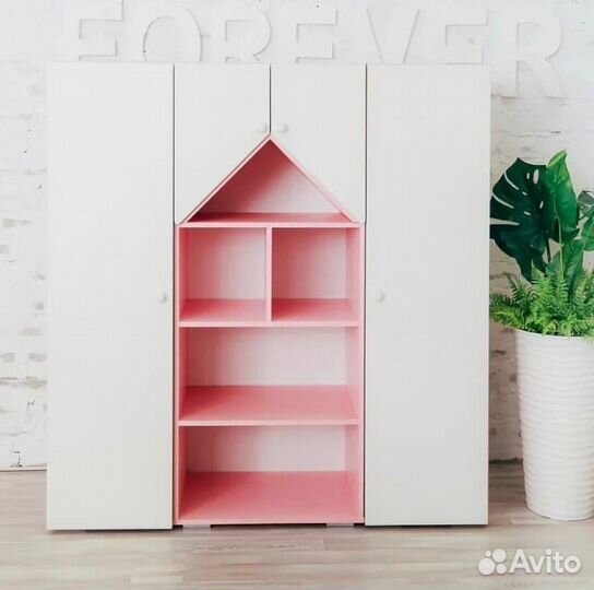 Шкаф-стеллаж Домик