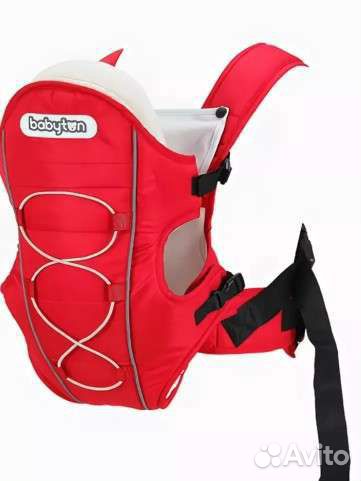 Рюкзак переноска babyton с накидкой