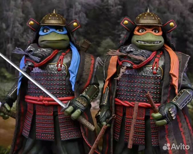 Черепашки ниндзя 1990 Самураи neca фигурки NEW