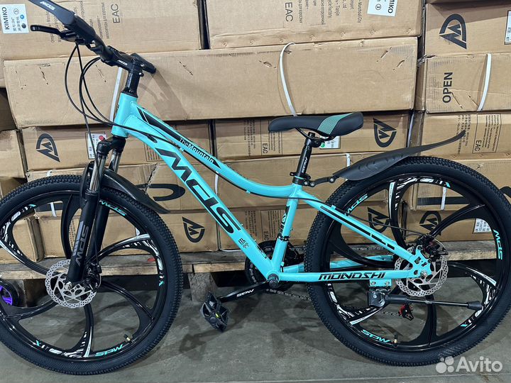 Велосипед на литых дисках 24