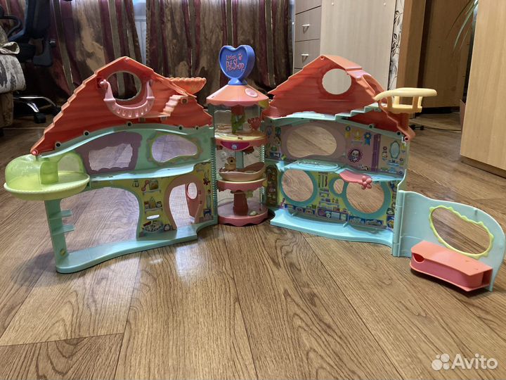 Littlest Pet Shop домик и котики