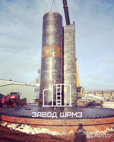 Резервуар вертикальный стальной 400 кубов