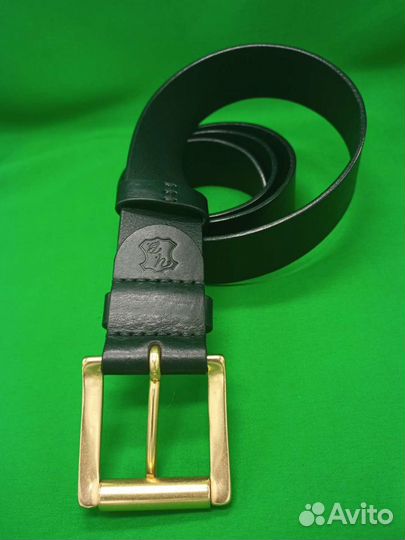 Ремень из натуральной кожи ручной работы