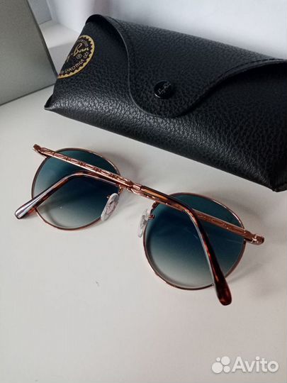 Очки RAY-BAN NEW round RB3637 голубые