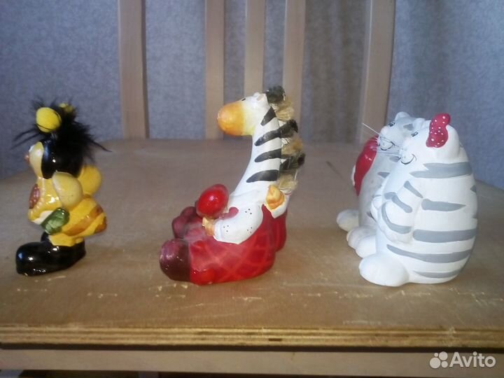 Статуэтки/Фигурки Зебра/Кот/Пчелка