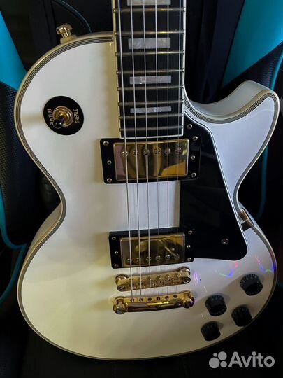 Гитара Epiphone Les Paul Custom Pro Alpine White