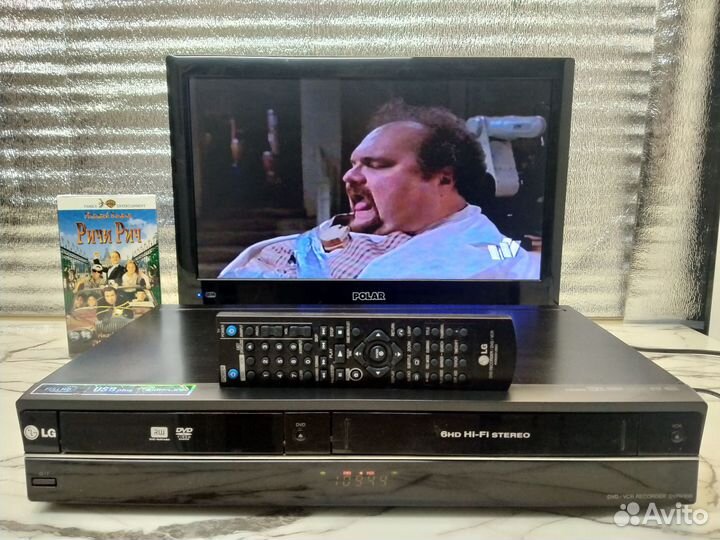 DVD/VCR Recorder LG dvrk898 HDMi 6Head HiFi Stereo