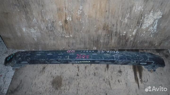 Усилитель заднего бампера Toyota Corolla (E120) 2