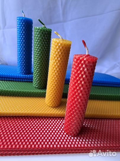 Свечи восковые ручной работы