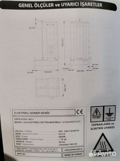 Шашлычница новая Производство Турция