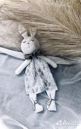 Мягкая игрушка зайка