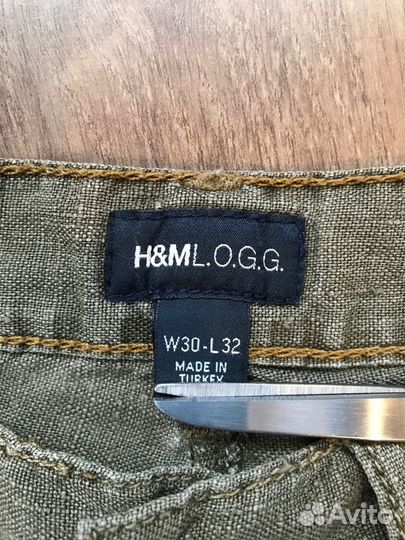 Брюки из льна H&M