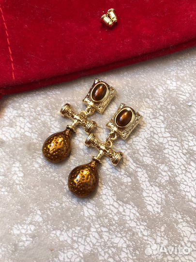 Невесомые серьги Etro style