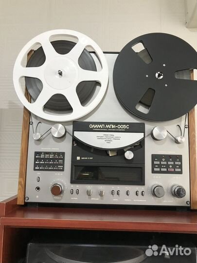 Катушечный магнитофон олимп 005