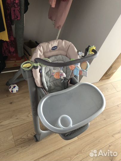 Стульчик для кормления chicco polly magic relax