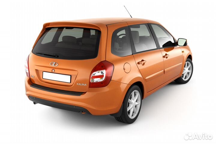 Накладка на задний бампер LADA kalina II Универсал