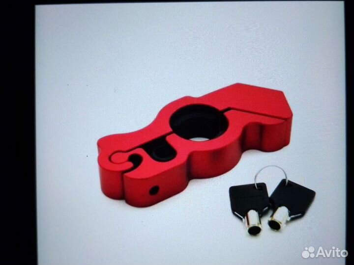 Замок на рукоятку мотоцикла, трицикла, велосипеда