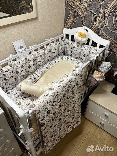 Бортики в детскую кроватку