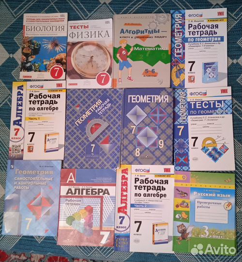 Рабочие тетради, учебники