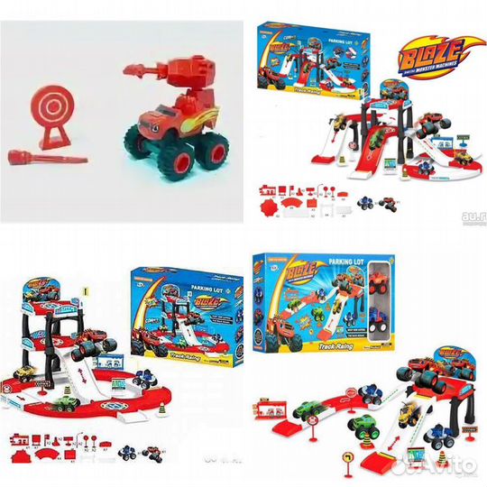 Вспыш и чудо машинки наборы новые