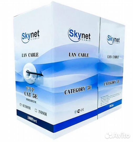 Кабель витая пара SkyNet CSL-UTP-4-CU-OUT/100 5e у