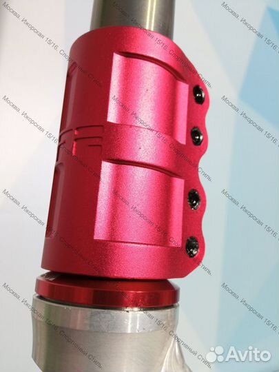 Трюковой самокат hipe H6 Raw/Red, новый