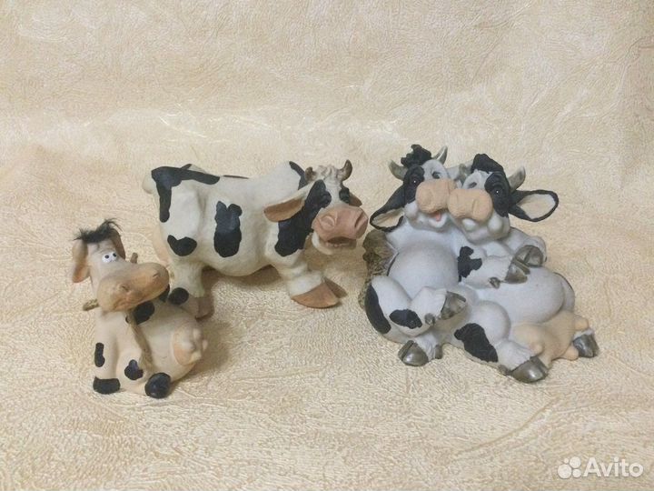 Коровы статуэтки керамика