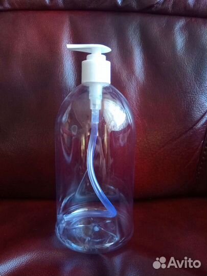 Бутылка 1 литр пэт с помпой дозатором