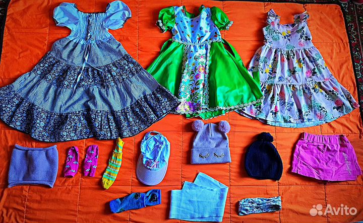 Вещи пакетом на девочку от 3 до 5 лет