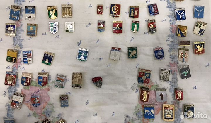 Значки гербы городов