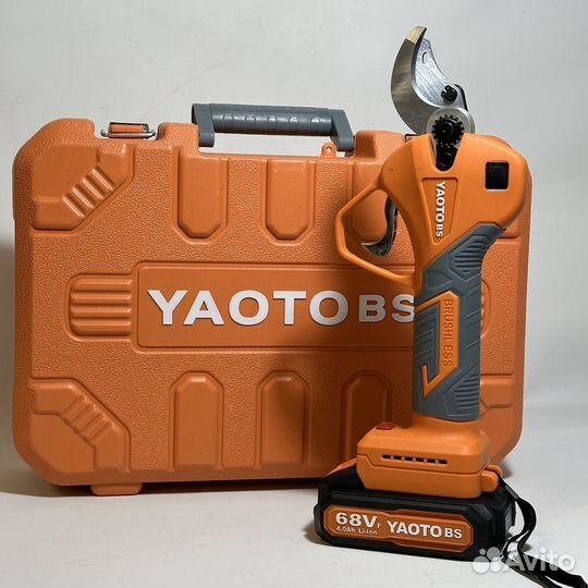 Электросекатор аккумуляторный садовый / ножницы дл