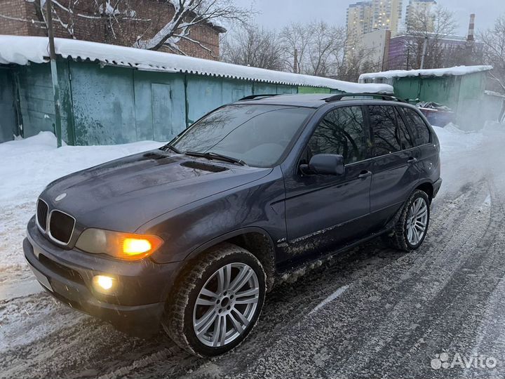 BMW X5 4.4 AT, 2004, 200 000 км