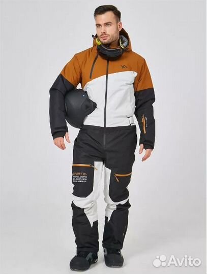 Комбинезон мужской зимний снегоход сноуборд лыжи